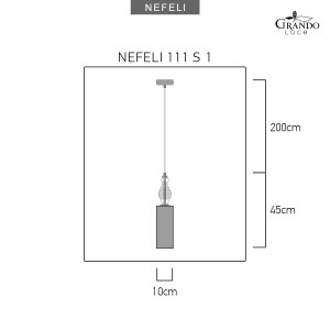 σχέδιο Nefeli 111/S 1 φύλλο χρυσού-φιμέ κρυστάλλινο φωτιστικό οροφής κρεμαστό Φωτιστικά Οροφής-Κρεμαστά Nefeli