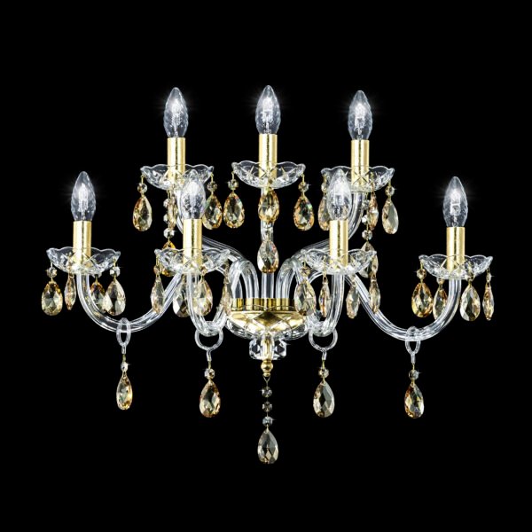 104 AP 7 gold leaf crystal view2 Olympia GrandoLuce
