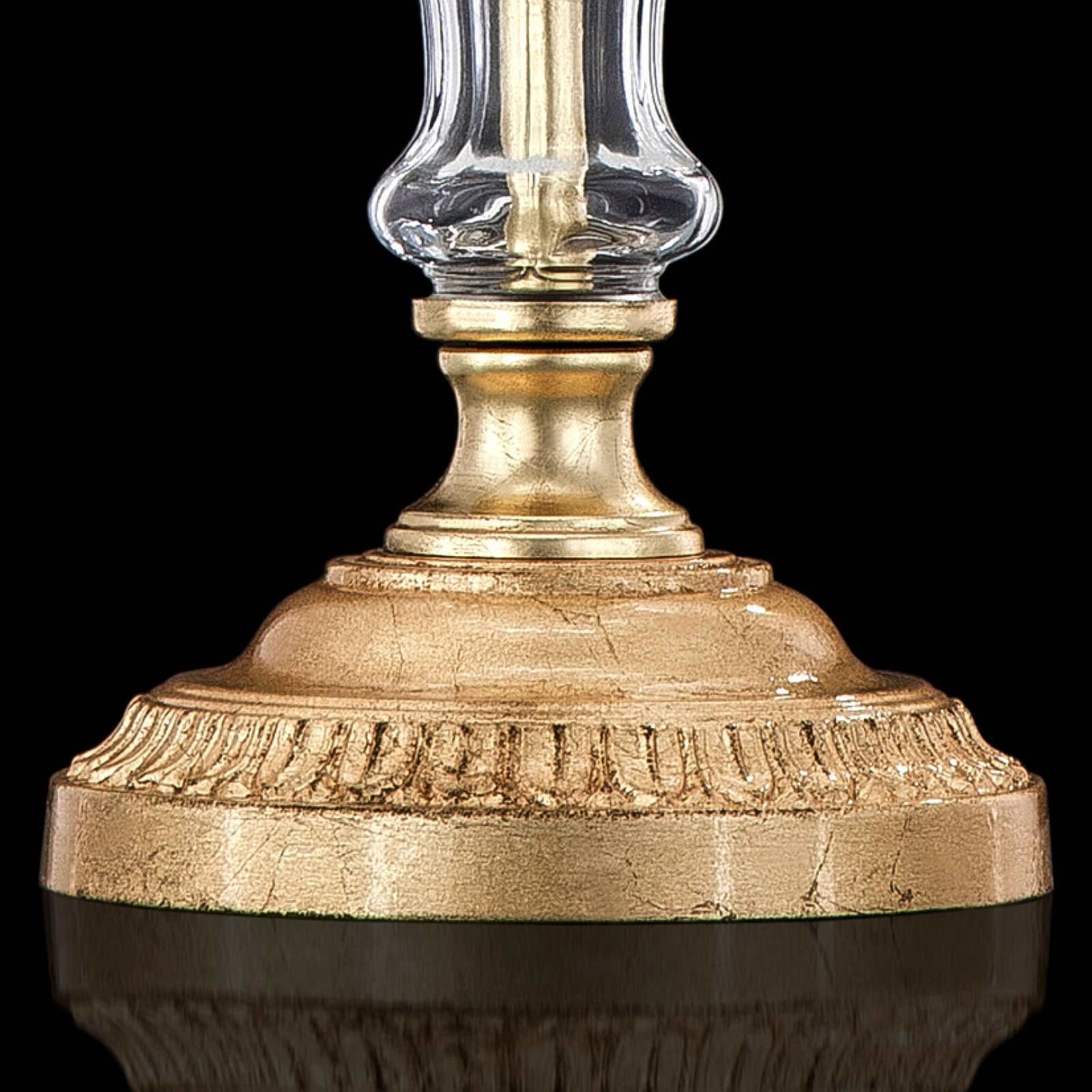 104 LM gold leaf crystal pvc white gold shade macro2 Olympia GrandoLuce