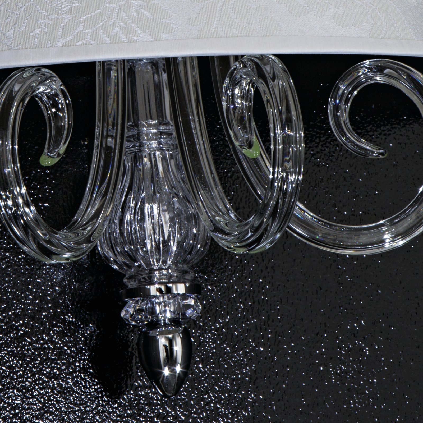 109 AP 3 chrome crystal pvc damasco shade macro1 square Dafne GrandoLuce