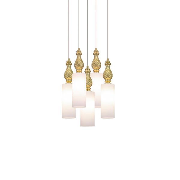 111 SPL 5 gold leaf white view1 Nefeli GrandoLuce