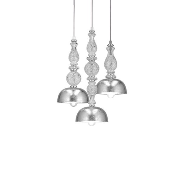 117 SPL 3 silver leaf crystal view1 Ifigenia GrandoLuce